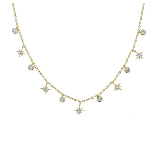 Dainty Gold Charm Necklace