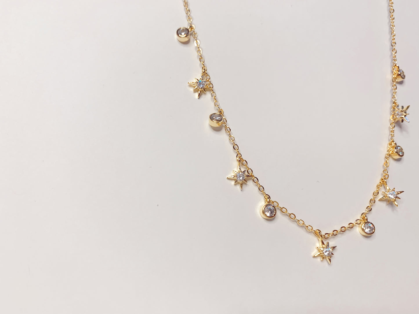 Dainty Gold Charm Necklace