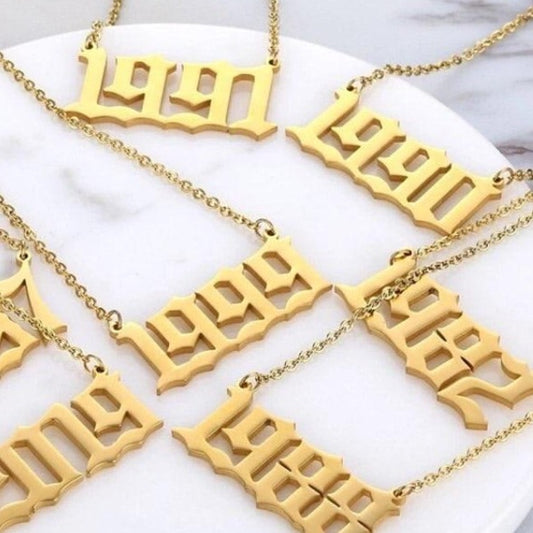 Birth Year Necklace